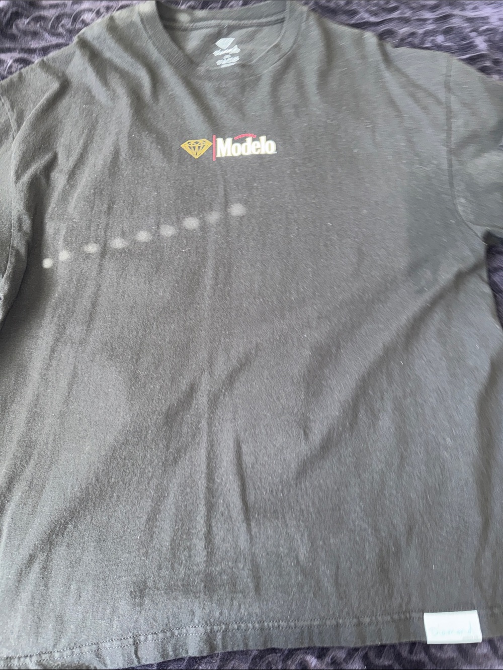 ModelCo Logo Black Men's Crew Neck T-Shirt
